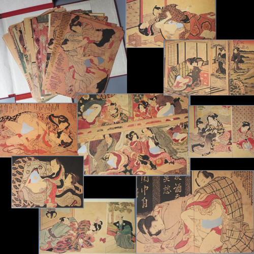 Shunga ukiyo print - ukiyo‑e, /