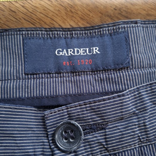 Gardeur mens pin stripe navy - stripe,