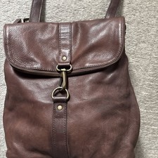 FatFace Mia Multifunctional Leather Bag Backpack  Brown PRELOVED RRP £79 no 2 