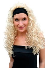 Wig headband blonde long - blonde,
