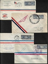 US 1926 28 FOUR FLIGHT COVERS