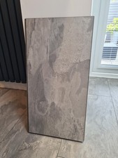 20x Light Grey Slate Effect Laminate Floor Tiles (Spares) Easy Fit Drop & Lock