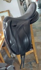 Devoucoux Makila Black Leather Dressage Saddle 18.5 Inch