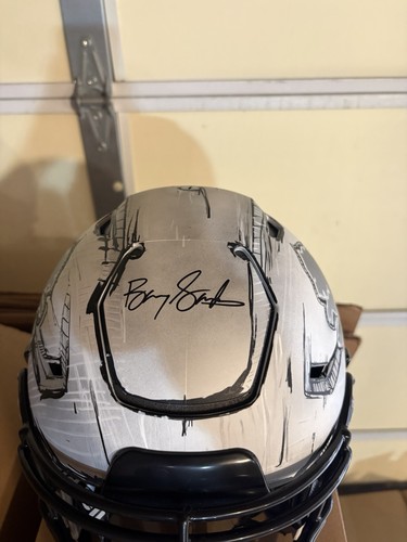 Barry sanders signed detroit - barry,