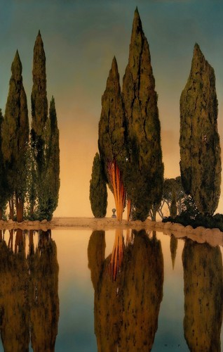 Maxfield parrish villa - parrish:,