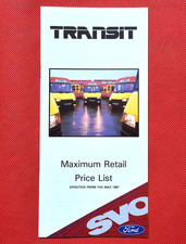 1987 FORD TRANSIT SVO PRICE