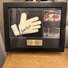 1966 Gordon Banks Signed Glove