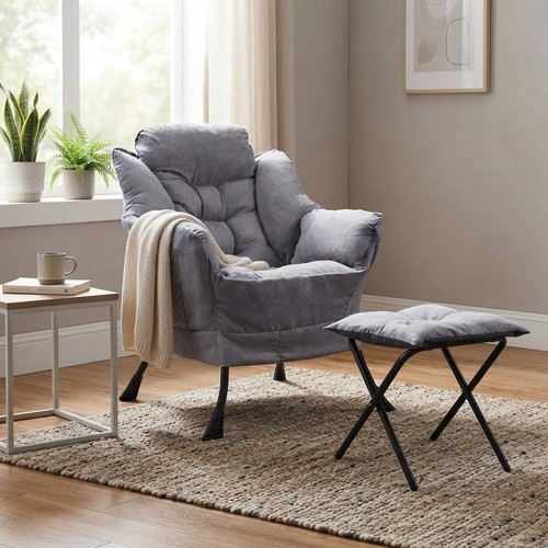 Grey accent chair - grey,