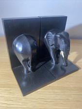 Bookends Elephant Sri Lankan Wooden
