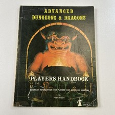 Advanced Dungeons & Dragons D&D Players Handbook 1st Edition 1st Print 1978 #232