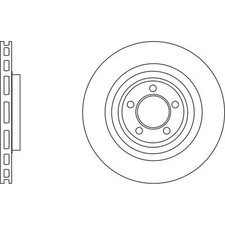 2x Brake Discs Vented For
