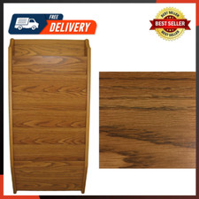 7-Pocket File Holder Legal Size Medium Oak easy to use and handle