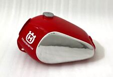 SUITABLE FOR HUSQVARNA CR WR XC 250 430 Red POLISH Aluminium Tank 1981-1983 cap
