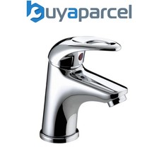 Bristan J SMBAS C Java Small Basin Mixer with Clicker Waste Chrome Cloakroom Tap