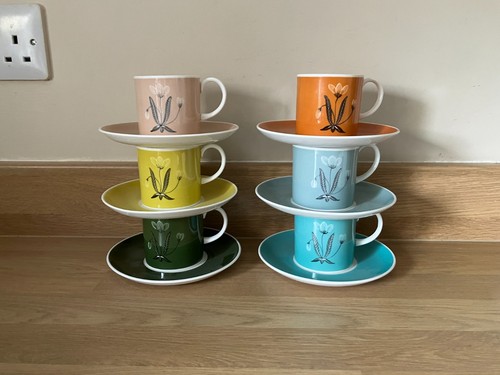 Set six vintage - set,