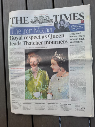 The times newspaper 10th april - the,