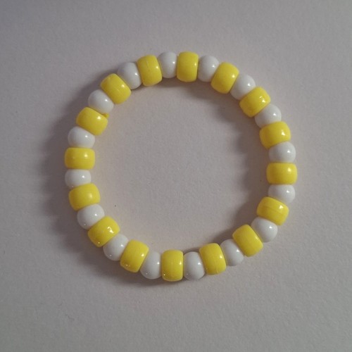 Kandi bracelets white - kandi,