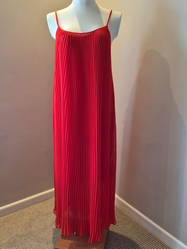 Malene birger pleated - by, coral