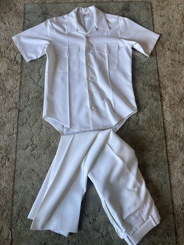 Vintage 70s navy white - 70s, us