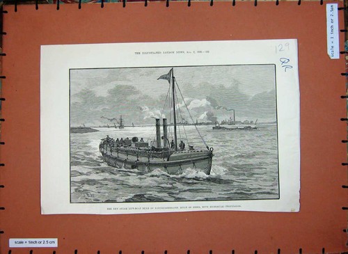 Original old antique print - original,