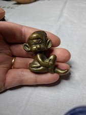Vintage Solid Brass Pixie West