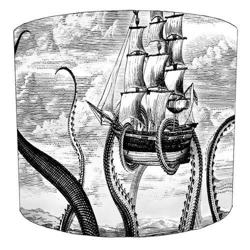 Kraken sea monster ceiling - sea,