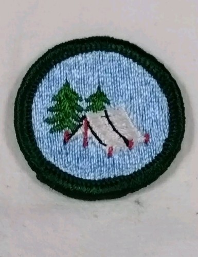 Girl scout troop camper badge - girl,