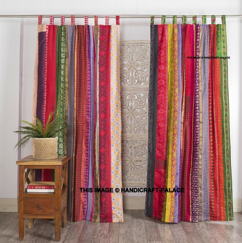 Indian vintage sari patchwork - sari,