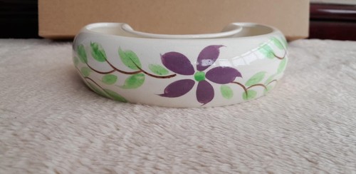 Vintage semi circle - semi, vase