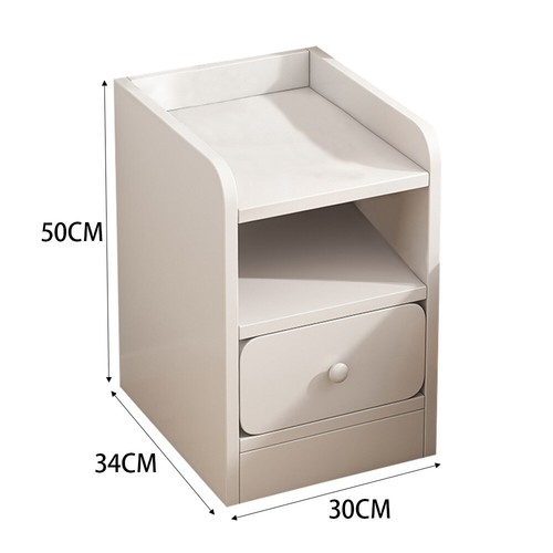 Wooden small side table slim - side,