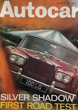 AUTOCAR 30-3-1967 ROLLS-ROYCE SILVER SHADOW VOLVO 144 MINI AUTO SPEEDWELL VW
