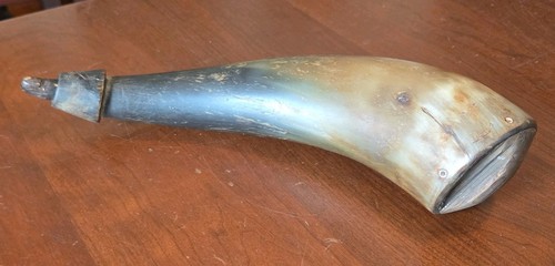 Powder horn antique american - antique,