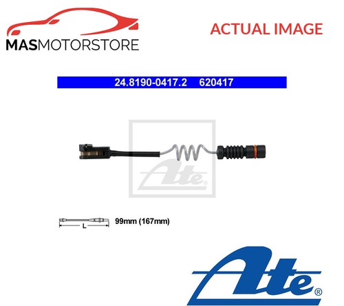 Brake pad wear sensor - wear,