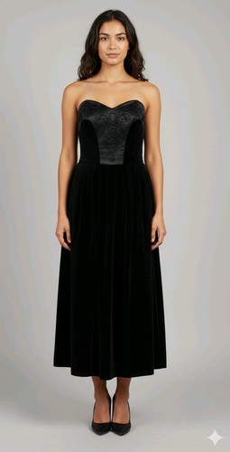 Vintg laura ashley strapless - vintg,