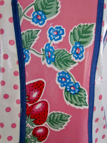 Retro oilcloth apron - retro,
