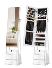 LED Jewelry Cabinet Armoire