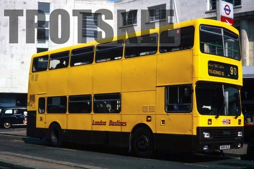 35mm slide london buslines - slide,