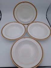 4 x Wedgwood Clio Rimmed Soup