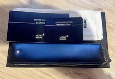 Mont Blanc Black Leather