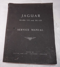Original Jaguar Mark VII and XK.120 Service Manual