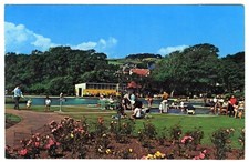 1970's Postcard Boating Pond & Paddling Pool Largs Posted August 1976