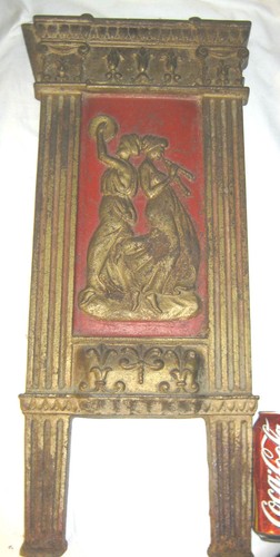 Antique art nouveau cast iron - art,