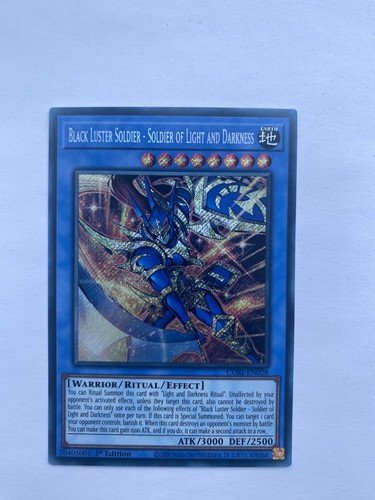 Yugioh cori en028 black luster - black,