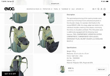 Evoc 16 backpack