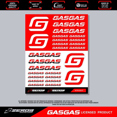 Gasgas stickers motocross - stickers,,