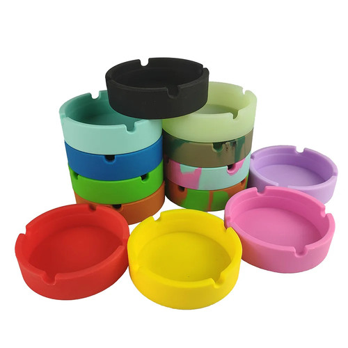 Silicone round ashtray heat - silicone,