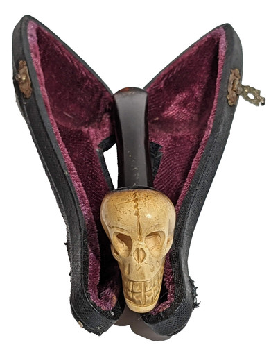 Antique hand carved spooky - antique,