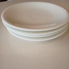 China by Denby - 4 x 17.5 cm White Side / Tea Plates vgc set 2 of 2