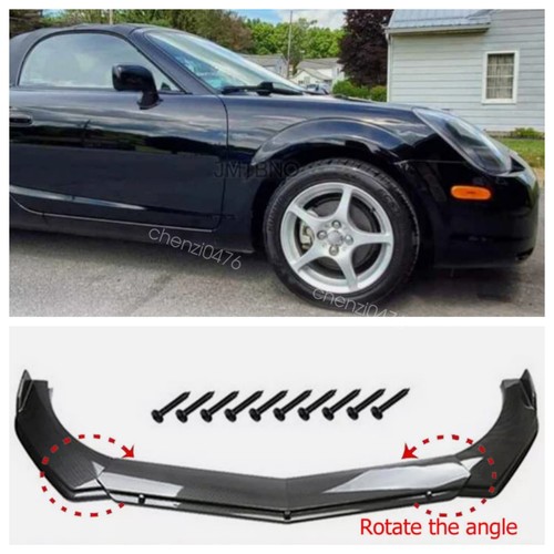 Carbon style front spoiler - style, lip
