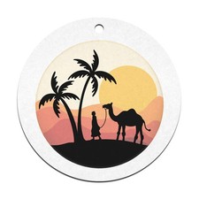 2 x 70mm 'Desert Camel Scene'